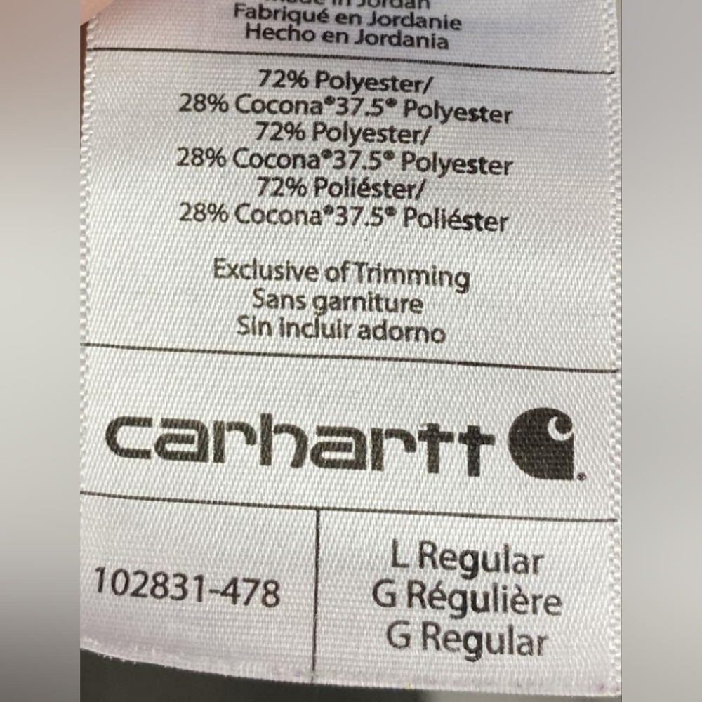 Carhartt Force® Extremes Mock Neck Half Zip Sweatshirt Size L MSRP $59.99 - Picture 4 of 5